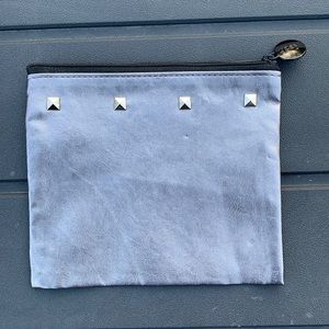 3FOR$15 ISPY Shiny Gray Stud Makeup Bag